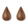 Crochets & Portemanteaux Muraux<Normann Copenhagen Patère Dropit Lot de 2 noyer, Grand