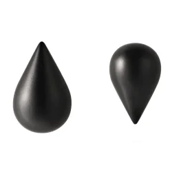 Crochets & Portemanteaux Muraux<Normann Copenhagen Patère Dropit, noir grand