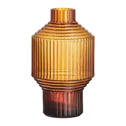 Vases<Kosta Boda Pavilion vase sombre 134 mm, Ambre