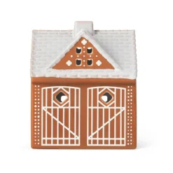 Photophores<Kähler Photophore Gingerbread, Christmas barn 11,5 cm