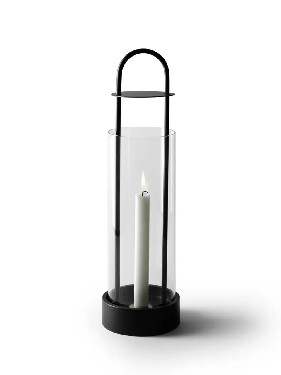 Photophores<Design House Stockholm Photophore hurricane Lotus, noir