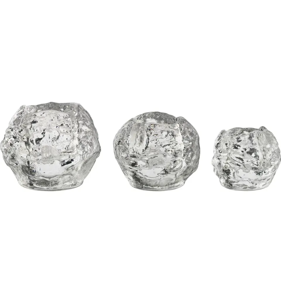 Photophores<Kosta Boda Photophore Snowball lot de 3, lot de 3