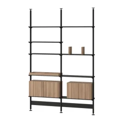 Étagères & Systèmes De Rayonnage<Pira G2 poteau 100 cm, Gris noir