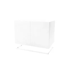 Vitrines & Présentoirs<Zweed Placard module Molto 560, blanc, cadre en métal blanc incl.