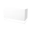 Vitrines & Présentoirs<Zweed Placard module Molto 840, blanc, cadre en métal blanc incl.