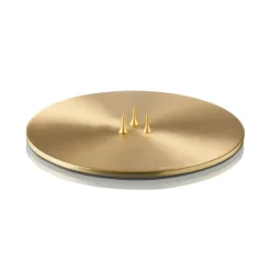 Photophores<Ester & erik Plat à bougie Ø12 cm mat, Doré
