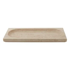 Bols Décoratifs<AYTM Plat Regina travertin, 16x40 cm