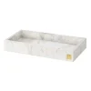 Accessoires Décoratifs|Plateaux Décoratifs<Hilke Collection Plateau avec rebord 30x15 cm, Marbre blanc