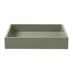 Accessoires Décoratifs|Plateaux Décoratifs<Mojoo Plateau de décoration laqué Lux 19x19x3,5 cm, Sage