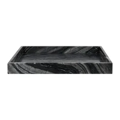 Accessoires Décoratifs|Plateaux Décoratifs<Mette Ditmer Plateau de décoration Marble large 30x40 cm, Black-grey