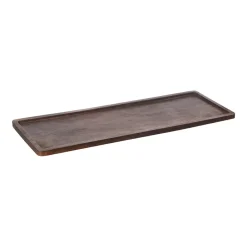Accessoires Décoratifs|Plateaux Décoratifs<ERNST Plateau en bois 15x45 cm, Marron foncé