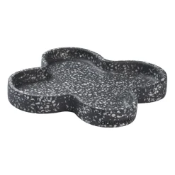 Accessoires Décoratifs|Plateaux Décoratifs<Humdakin Plateau Terrazzo 27 cm, Noir
