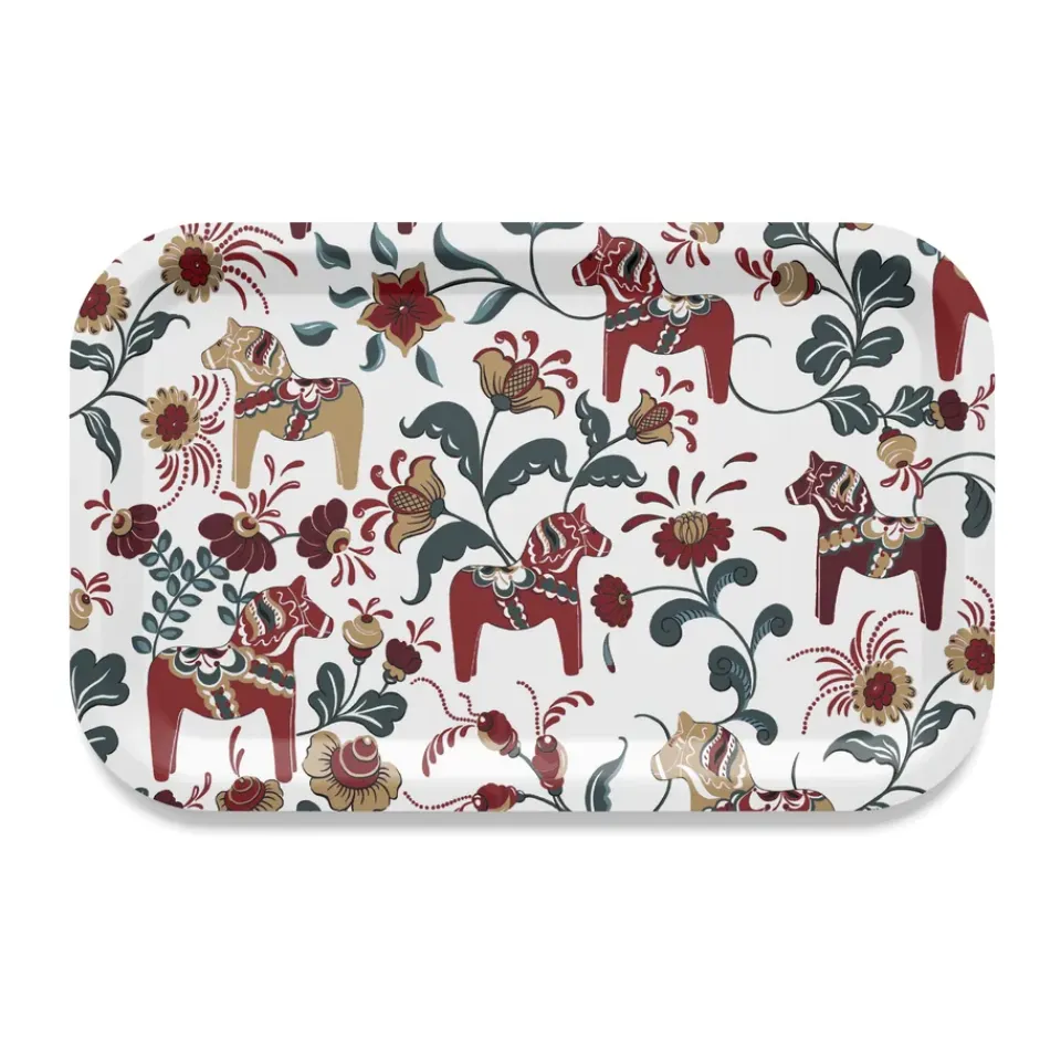 Accessoires Décoratifs|Plateaux Décoratifs<Arvidssons Textil Plateau Leksand 21x33 cm, Édition anniversaire 30 ans