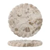 Accessoires Décoratifs|Plateaux Décoratifs<Bloomingville Plateau Marlie en marbre Ø22,5 cm, Naturel