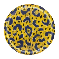 Accessoires Décoratifs|Plateaux Décoratifs<Hem Plateau Monster Medium Ø49 cm, Ochre yellow-grey-black