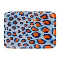 Accessoires Décoratifs|Plateaux Décoratifs<Hem Plateau Monster Medium 37x53 cm, Coral-white-ultramarine blue