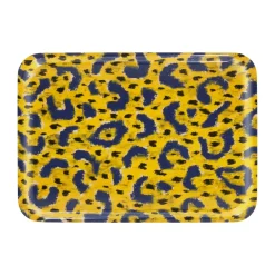 Accessoires Décoratifs|Plateaux Décoratifs<Hem Plateau Monster Medium 37x53 cm, Ochre yellow-grey-black