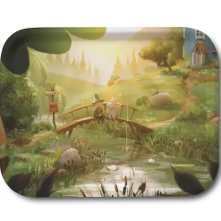 Accessoires Décoratifs|Plateaux Décoratifs<Opto Design Plateau Moomin TV-Series 27x20 cm, Moomin & Snufkin bridge