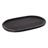 Accessoires Décoratifs|Plateaux Décoratifs<ERNST Plateau oval 25x40 cm, Noir