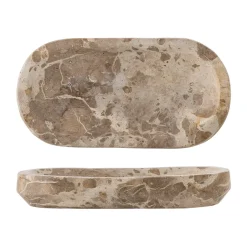 Accessoires Décoratifs|Plateaux Décoratifs<Bloomingville Plateau Shao en marbre 24,5x12,5 cm, Naturel
