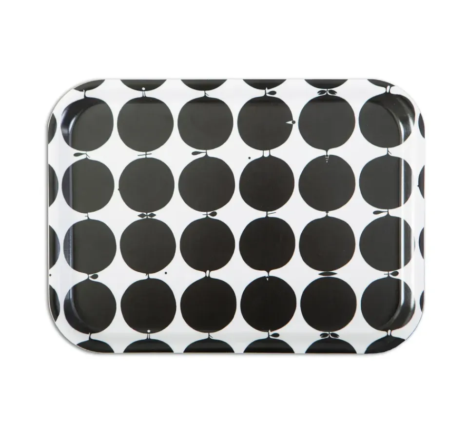 Accessoires Décoratifs|Plateaux Décoratifs<Opto Design Plateau Tallyho 36x28 cm, Noir-blanc