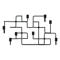 Cintres & Portants<Gejst Porte vêtements Underground, Noir-chêne lasuré noir