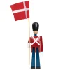 Figurines En Bois<Kay Bojesen Denmark Porte-drapeau avec drapeau en tissu Kay Bojesen, 29,5 cm