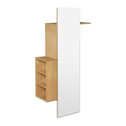 Patères & Étagères<Ferm Living Porte-manteau avec miroir Bon hallway cabinet, Oiled Oak
