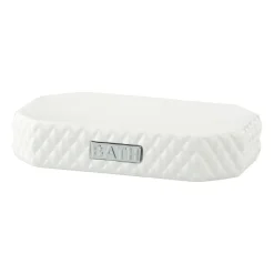 Pompes À Savon & Porte Savons<Lene Bjerre Porte-savon Marion 13,5x9 cm, White-silver