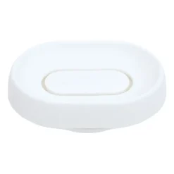 Pompes À Savon & Porte Savons<Bosign Porte-savon silicone avec égouttoir dissimulé large, Blanc