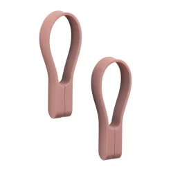 Porte-Serviettes & Anneaux<Zone Denmark Porte-serviettes magnétique Loop, Lot de 2, Peach red