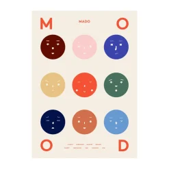 Posters|Accessoires Pour Chambre D'Enfants<Paper Collective Poster 9 Moods, 50x70 cm