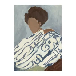 Posters<Paper Collective Poster Blue Curls, 30x40 cm