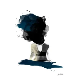 Posters<Anna Bülow Poster On her mind, 50x70 cm