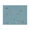 Posters<Fine Little Day Poster Swimmers, Blue, 40x50 cm