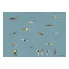Posters<Fine Little Day Poster Swimmers, Blue, 50x70 cm