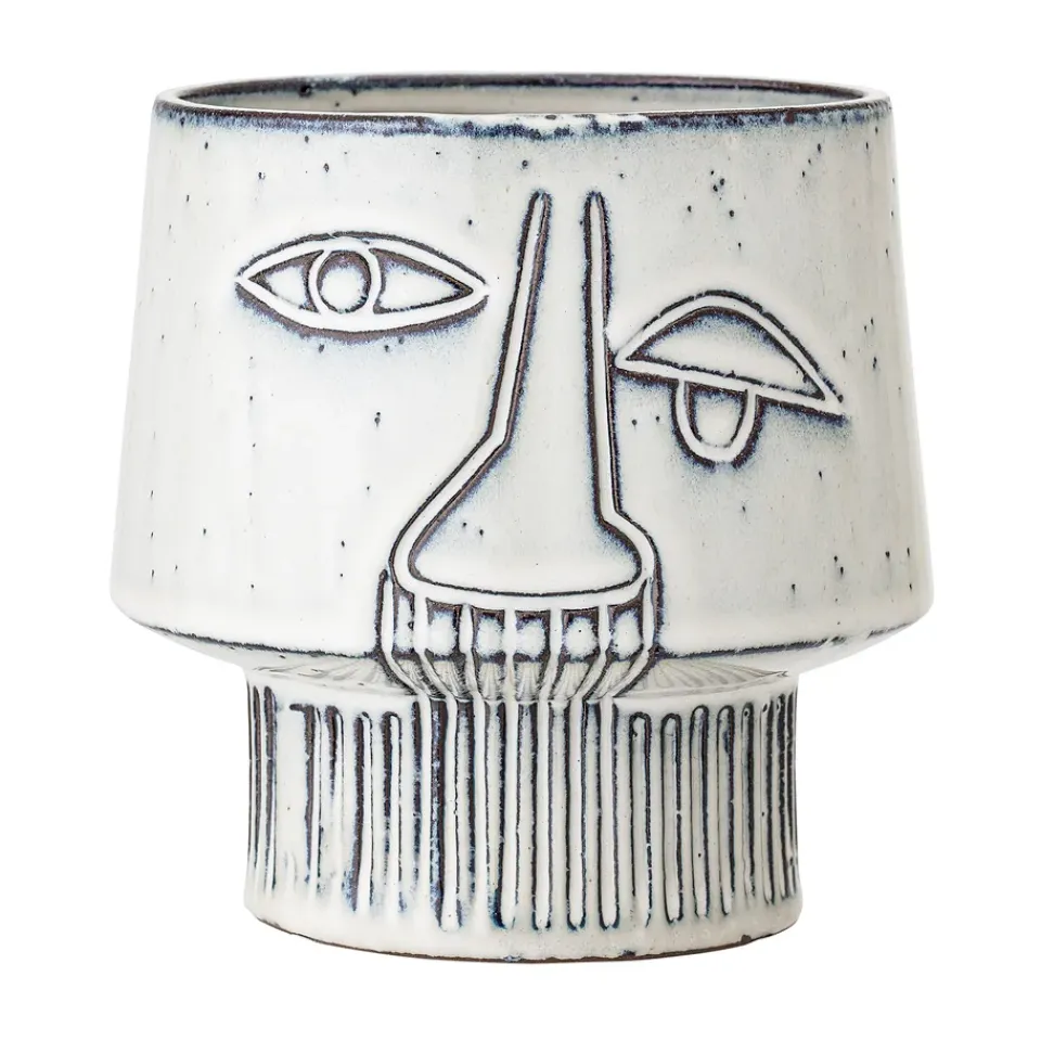 Cache-Pots<Bloomingville Pot de fleur sur pied Ø15 cm, Gris