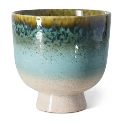 Cache-Pots<HKliving Pot de fleurs rétro Ø20,5 cm, Lagoon