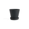 Cache-Pots<HAY Pot Flowerpot with saucer M 14 cm, Noir