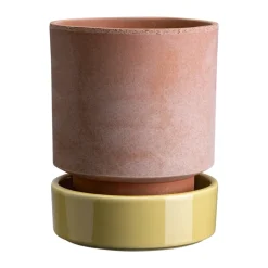 Cache-Pots<Bergs Potter Pot Hoff, Ø14 cm, Raw Rosa-Pale Yellow