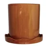 Cache-Pots<OYOY Pot Nami avec soucoupe Ø27 cm large, Ambre