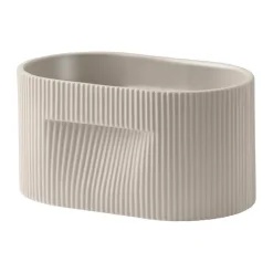 Cache-Pots<Muuto Pot Ridge 13 cm, Beige