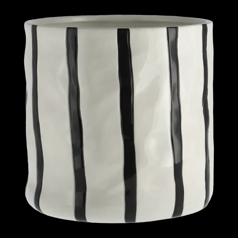Cache-Pots<Scandi Living Pot Thrive Ø20 cm, Blanc-noir