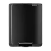 Poubelles À Pédale<Brabantia Poubelle à pédale Bo 12 L, Matt Black