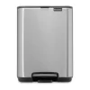 Poubelles À Pédale<Brabantia Poubelle à pédale Bo 4 L, Matt Steel Fingerprint Proof