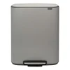 Poubelles À Pédale<Brabantia Poubelle à pédale Bo 60 L, Mineral concrete grey