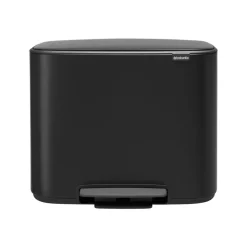 Poubelles À Pédale<Brabantia Poubelle à pédale Bo 11+23 l, Noir mat
