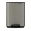Poubelles À Pédale<Brabantia Poubelle à pédale Bo 4 L, Platinum