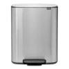 Poubelles À Pédale<Brabantia Poubelle à pédale Bo bin 2 x 30 L, Fer mat