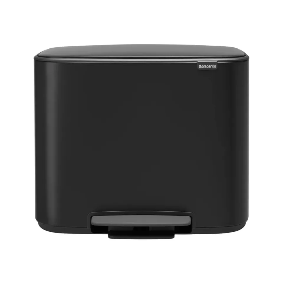 Poubelles À Pédale<Brabantia Poubelle à pédale Bo 3x11 l, noir mat